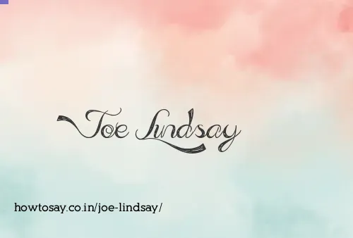 Joe Lindsay