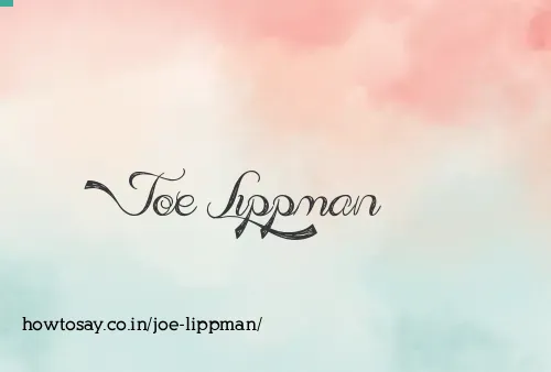 Joe Lippman