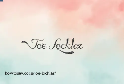 Joe Locklar