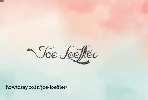 Joe Loeffler