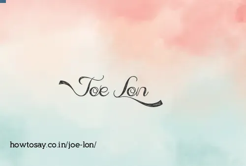 Joe Lon
