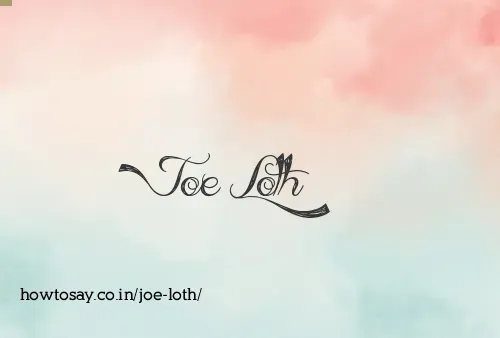 Joe Loth