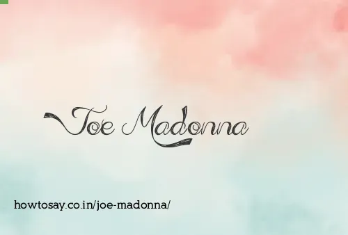 Joe Madonna