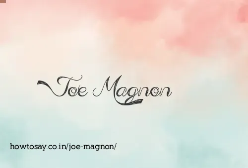 Joe Magnon