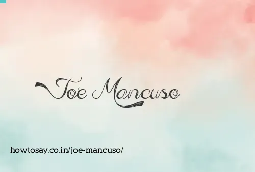 Joe Mancuso