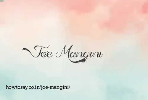 Joe Mangini