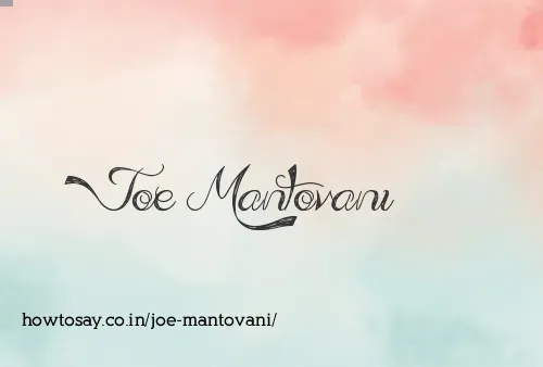Joe Mantovani