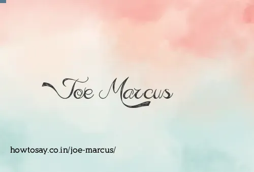 Joe Marcus
