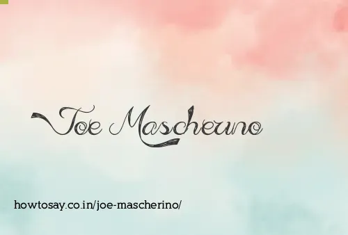 Joe Mascherino