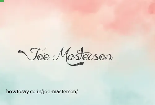 Joe Masterson