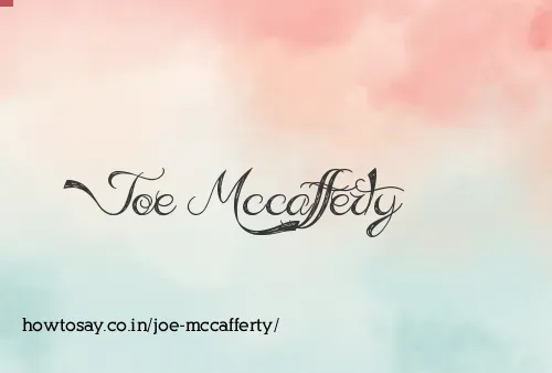 Joe Mccafferty