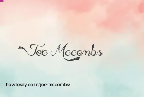 Joe Mccombs