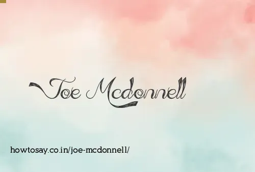 Joe Mcdonnell