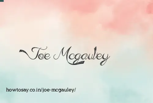 Joe Mcgauley