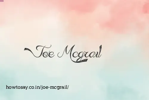 Joe Mcgrail