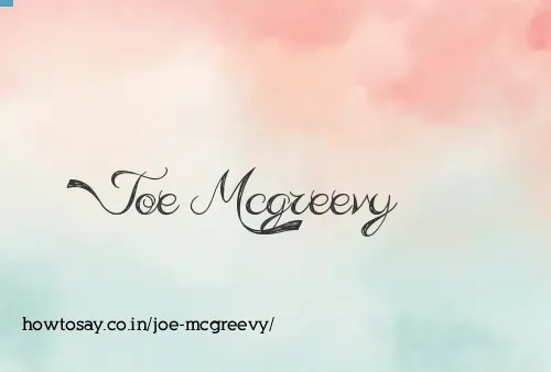 Joe Mcgreevy