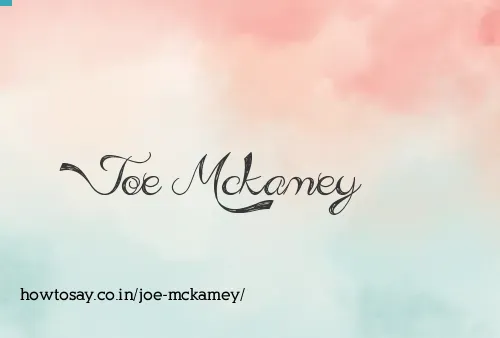 Joe Mckamey