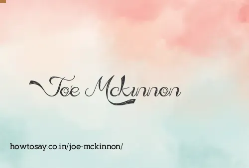 Joe Mckinnon