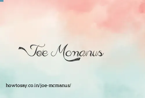 Joe Mcmanus