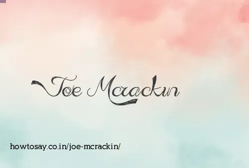 Joe Mcrackin