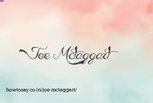 Joe Mctaggart