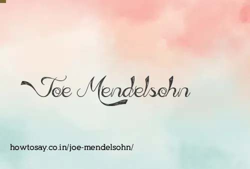 Joe Mendelsohn
