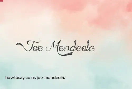 Joe Mendeola