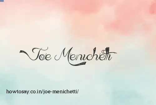 Joe Menichetti