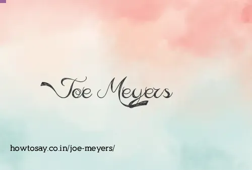 Joe Meyers