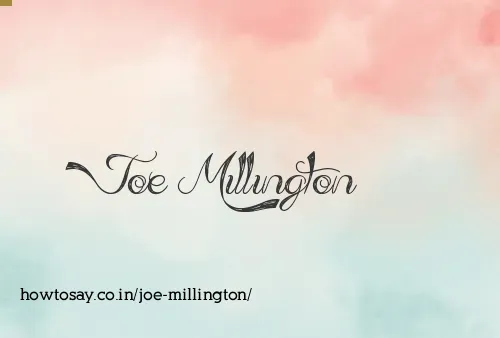 Joe Millington