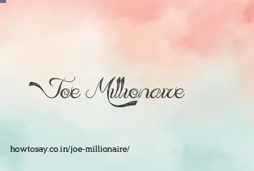 Joe Millionaire