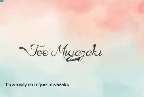Joe Miyazaki