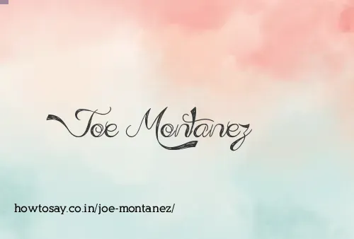 Joe Montanez