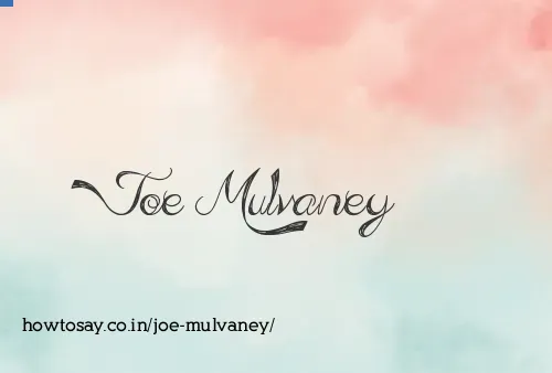 Joe Mulvaney