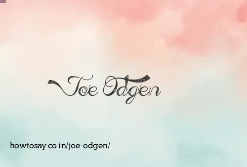 Joe Odgen