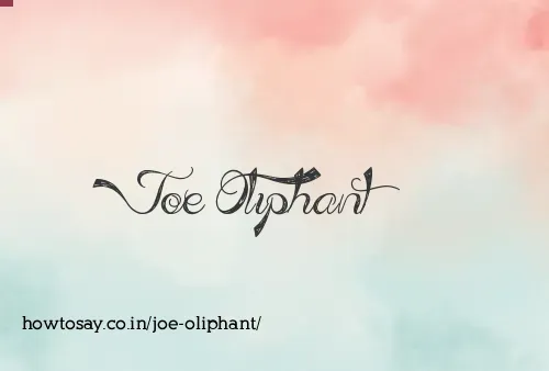 Joe Oliphant