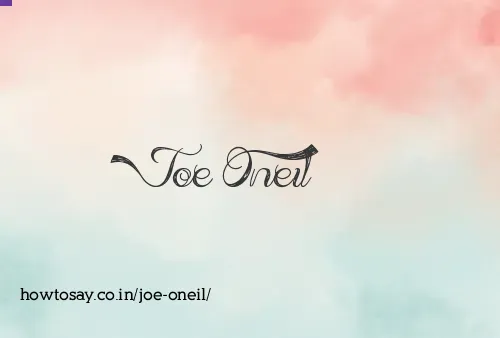 Joe Oneil
