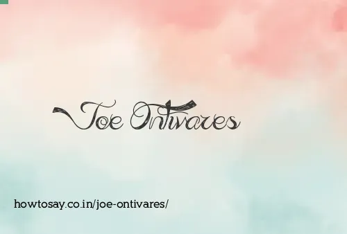 Joe Ontivares