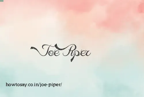 Joe Piper