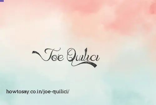 Joe Quilici