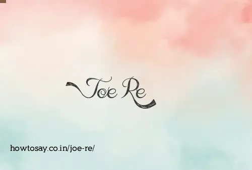 Joe Re