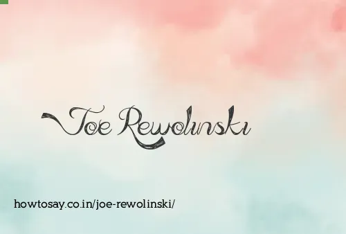 Joe Rewolinski