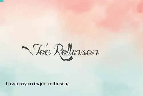 Joe Rollinson