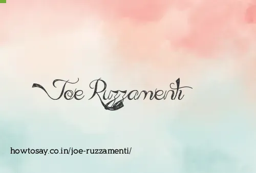 Joe Ruzzamenti