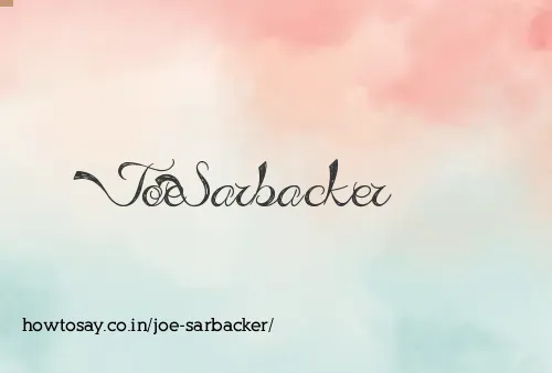 Joe Sarbacker