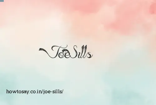 Joe Sills