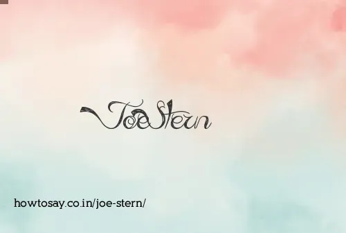 Joe Stern