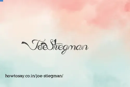 Joe Stiegman
