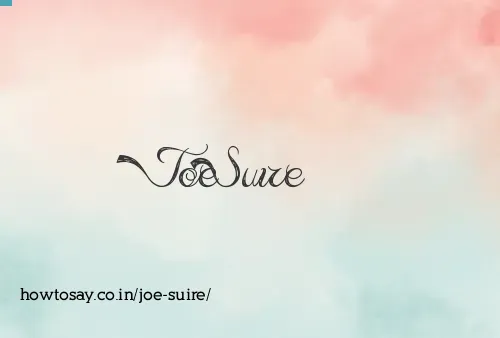 Joe Suire