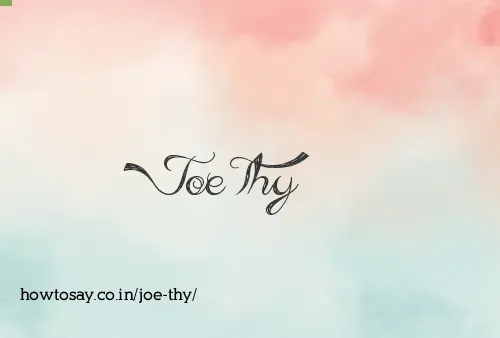 Joe Thy